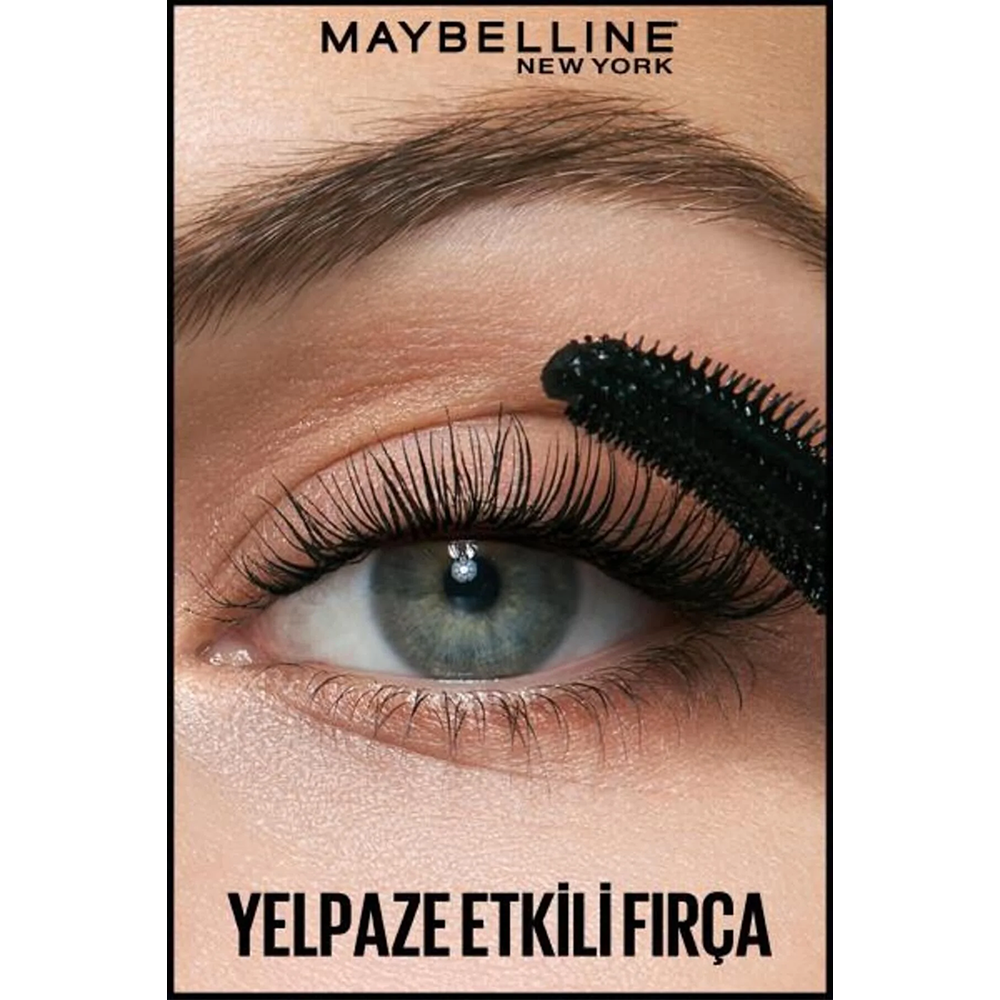 Maybelline New York Lash Sensational Yelpaze Etkili Siyah Maskara Very Black 2