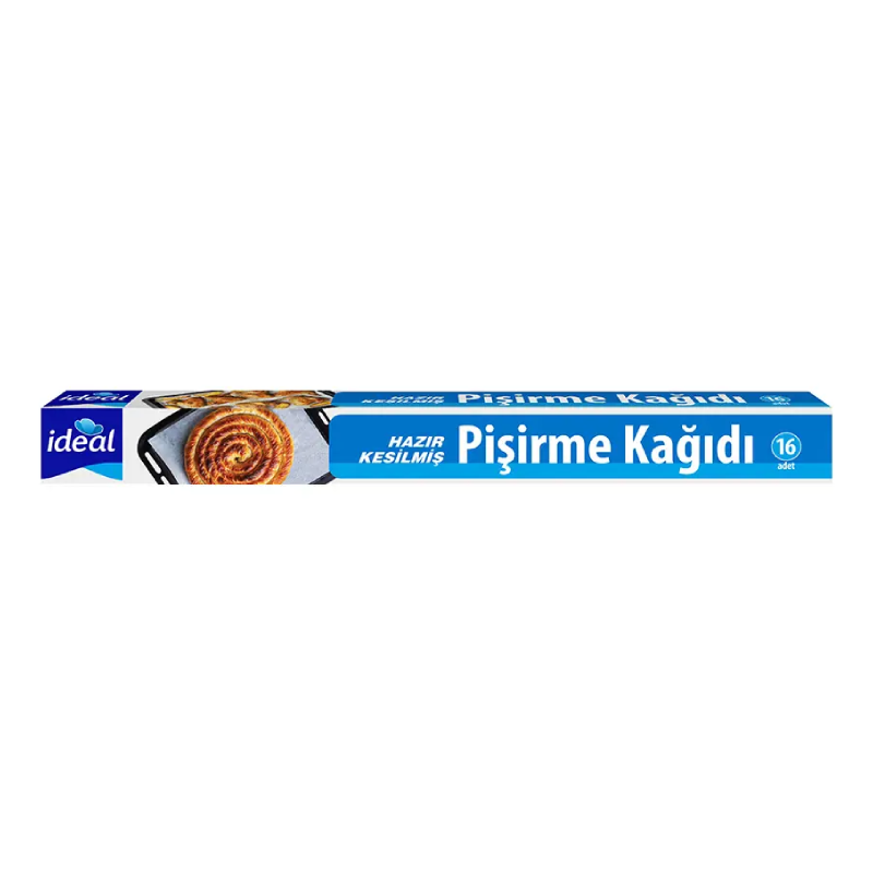 İdeal Pişirme Kağıdı Kesilmiş 16 Adetli