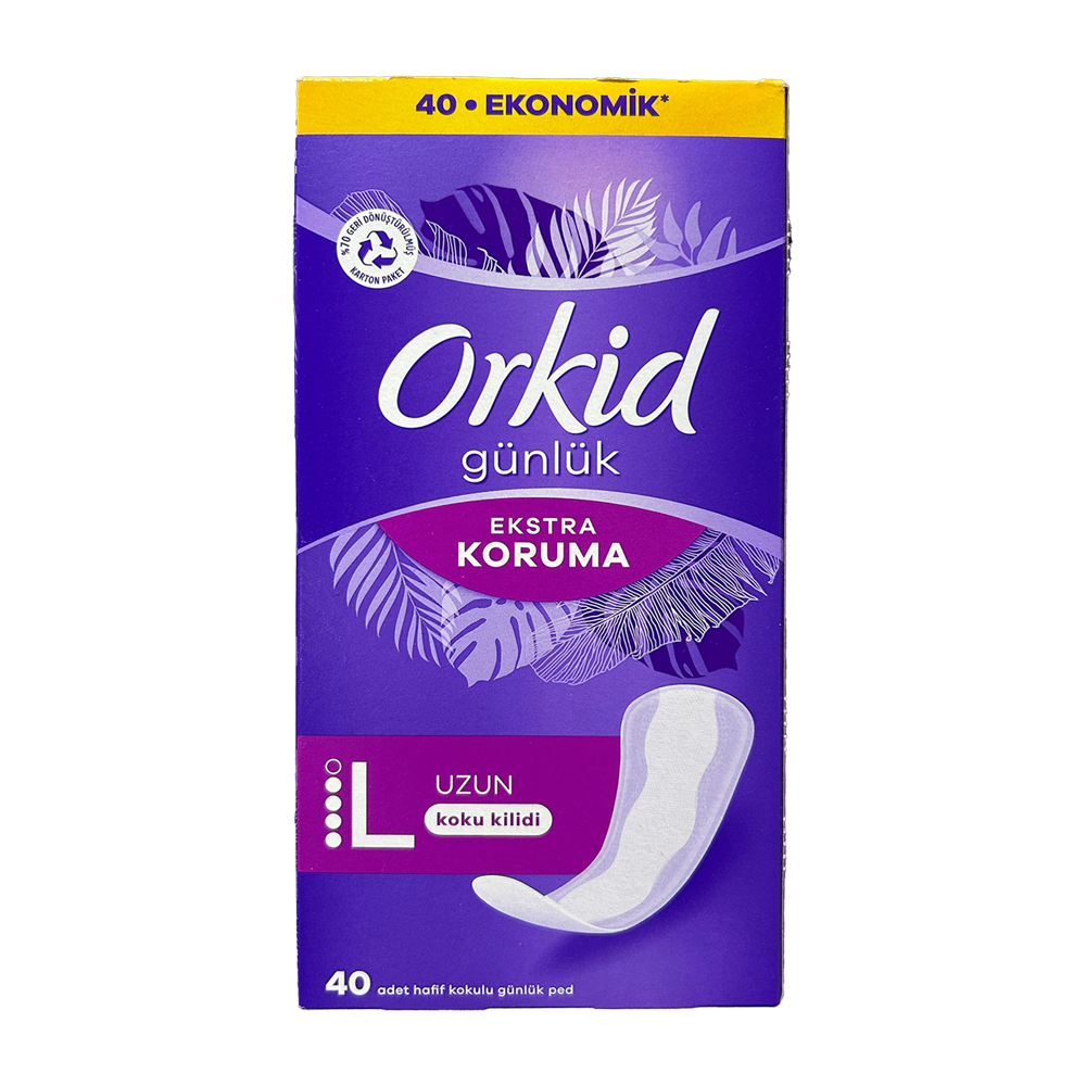 Orkid Günlük Uzun Ekstra Koruma 40 Lı