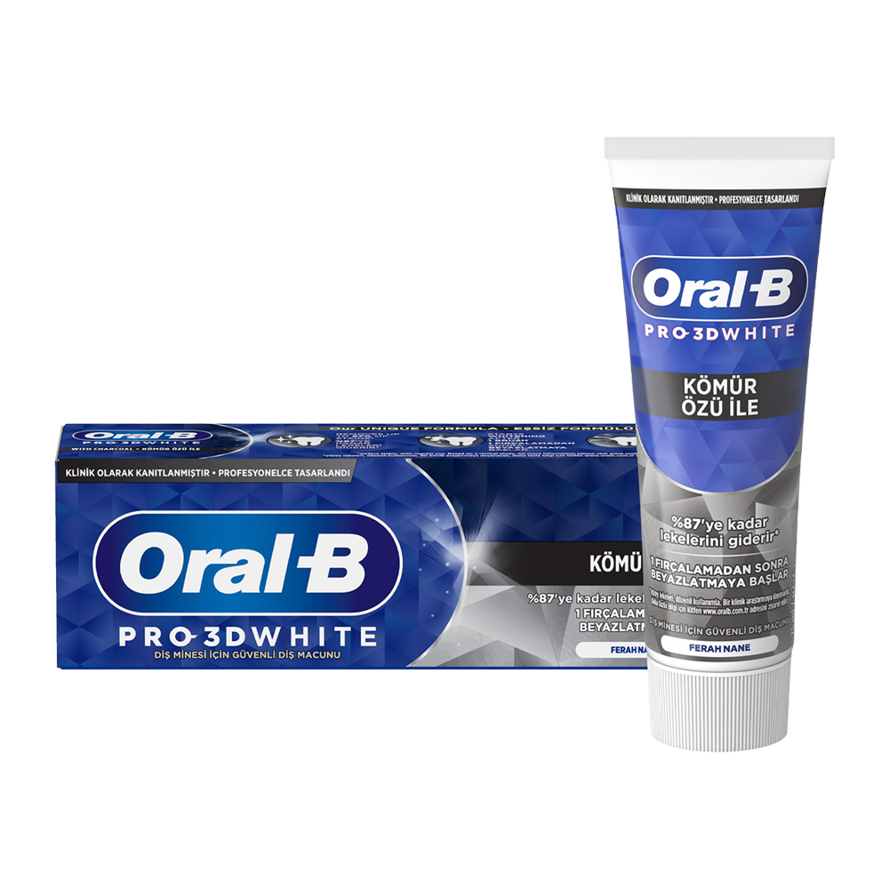 Oral-B Diş Macunu 75 Ml Kömür Özü İle