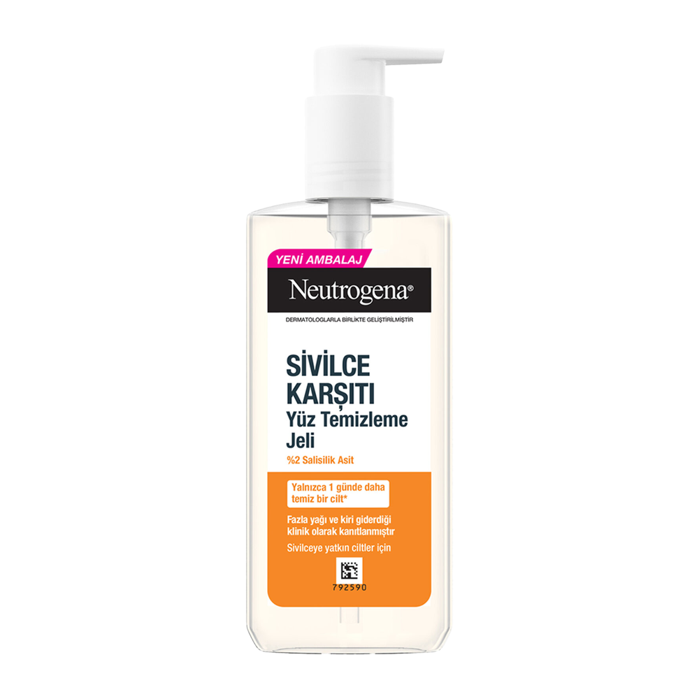 Neutrogena Sivilce Karşıtı Yüz Temizleme Jeli 200 Ml