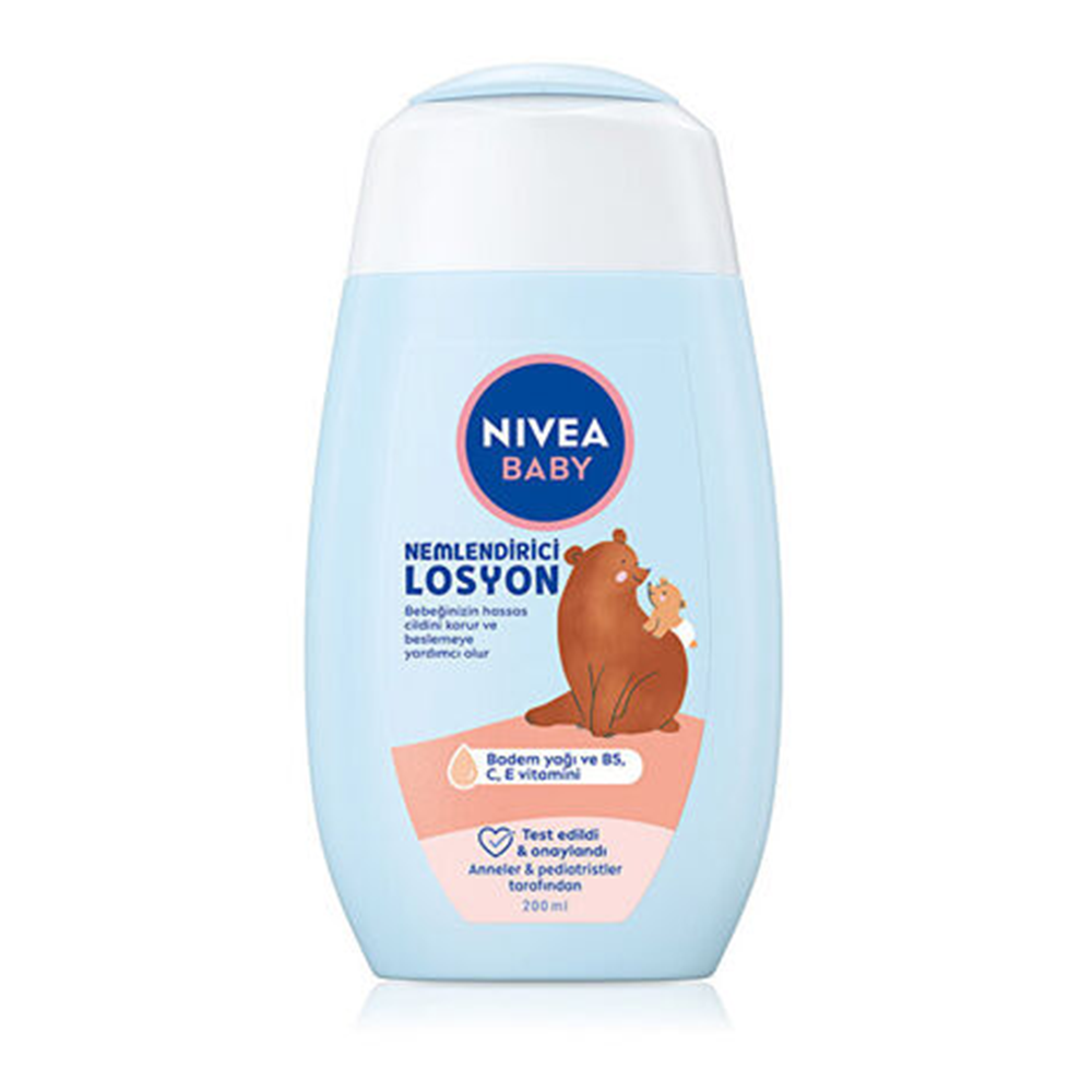 Nivea Baby Bebek Nemlendirici Losyon 200 Ml Badem Yağı Ve B5, C, E Vitamini