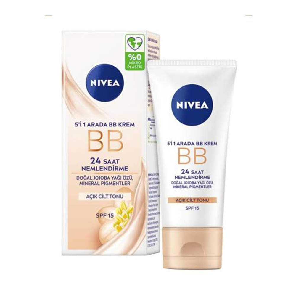 Nivea 5 İ 1 Arada Bb Krem Açık Cilt Tonu 50 Ml Spf 15