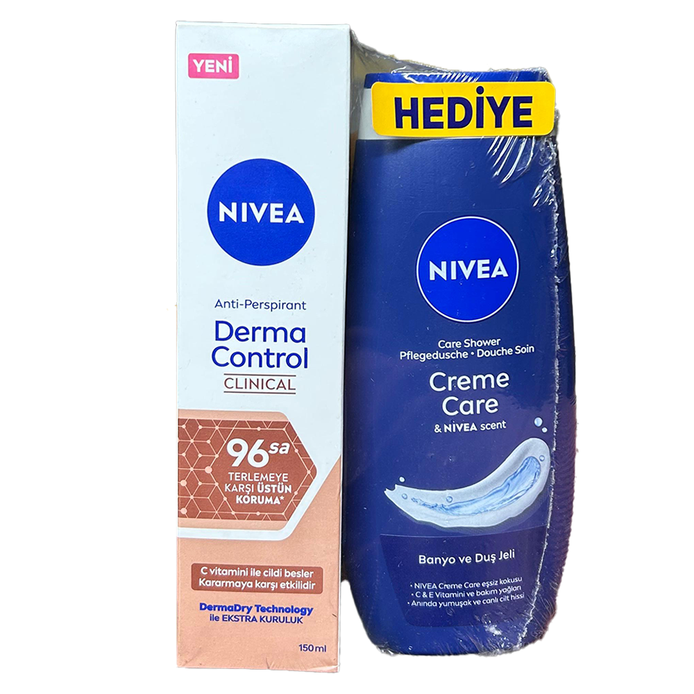 Nivea Deodorant Kadın Sprey Derma Control Clinical 96 Saat Koruma Ekstra Kuruluk 150 Ml