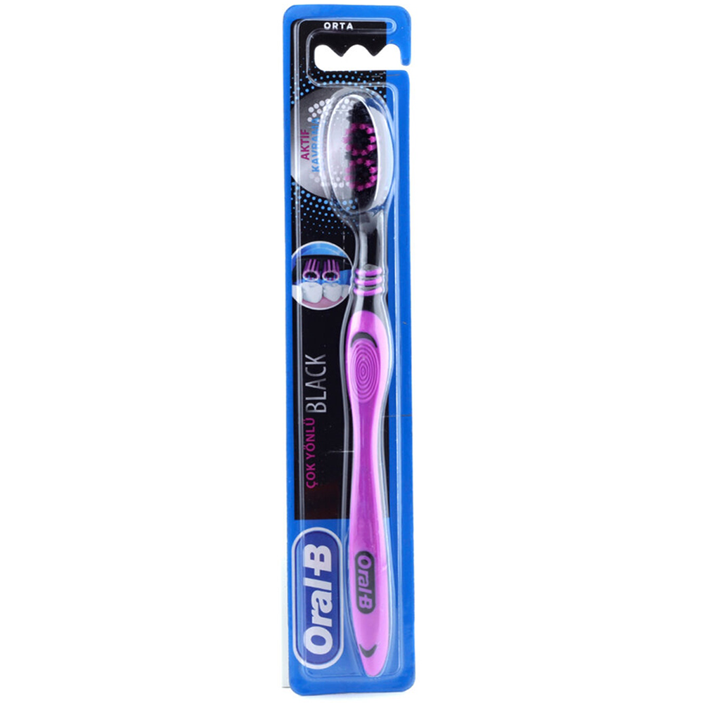 Oral-B Diş Fırçası Black Çok Yönlü (Orta)
