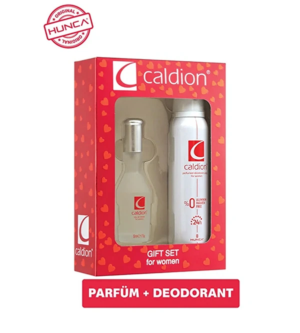 Caldion Kofre Set Kadın 100 Ml Edt + Deo 150 Ml