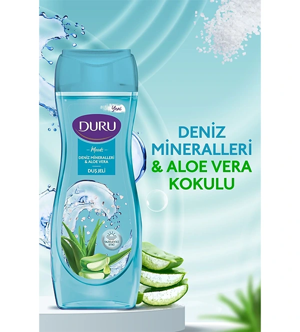 Duru Duş Jeli 450 Ml Deniz Mineralleri & Aloe Vera