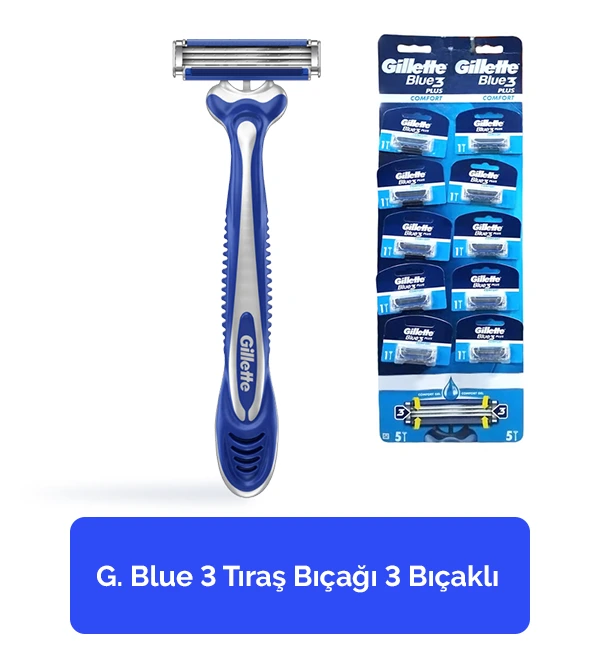 Gillette Blue 3 Tıraş Bıçağı