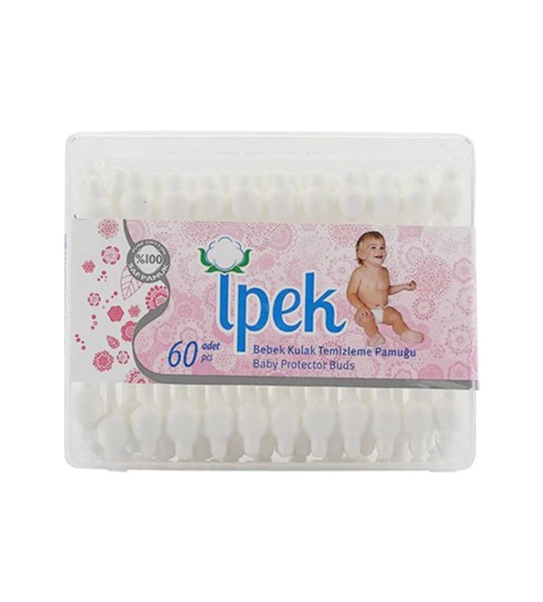 İpek Kulak Pamuğu Çocuk 60 Lı
