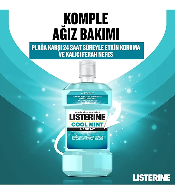 Listerine 250 Ml Cool Mint Alkolsüz Hafif Tat