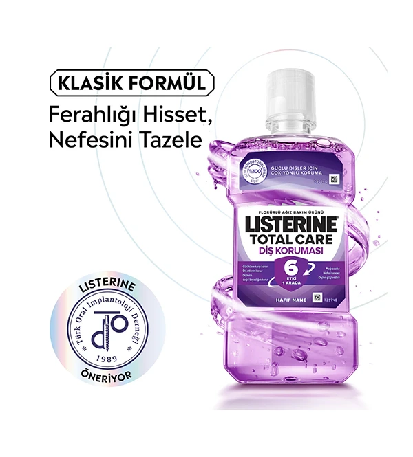 Listerine 250 Ml Total Care Diş Koruması (Mor)