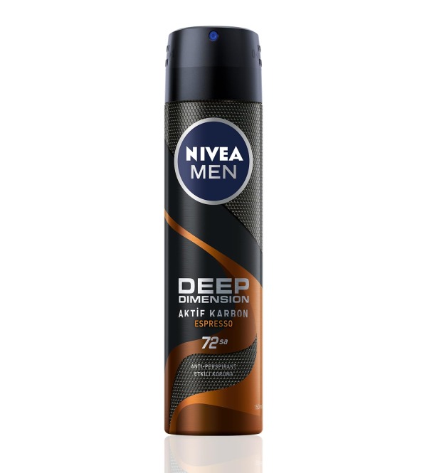 Nivea Deodorant Erkek Deep Espresso 150 ml Sprey Deodorant
