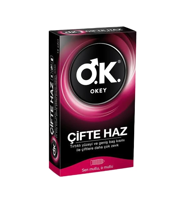 Okey Prezervatif Çifte Haz