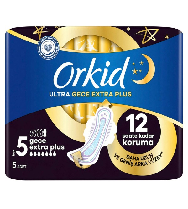 Orkid Tekli Ultra Gece Extra Plus No: 5