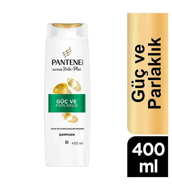 Pantene Şampuan 400 Ml Güç Ve Parlaklık
