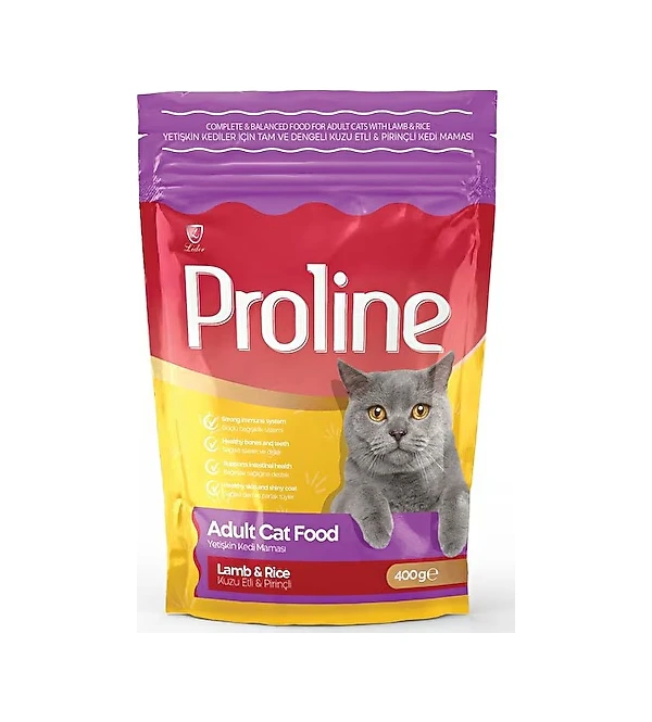 Proline Kedi Maması 400 Gr Kuzu Etli Ve Pirinçli