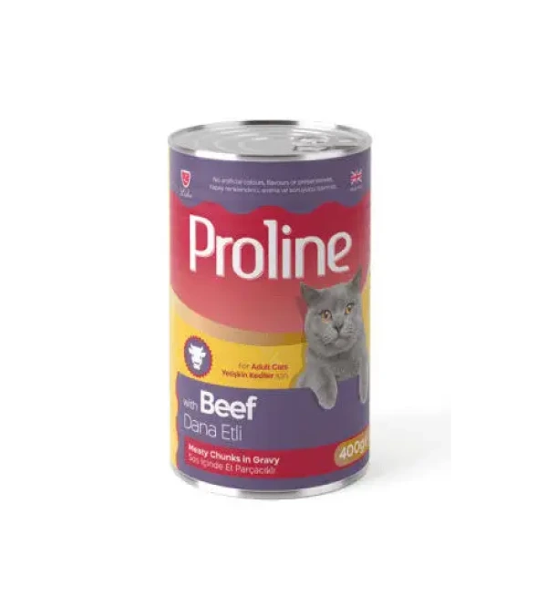 Proline Konserve Kedi Maması 400 Gr Dana Etli