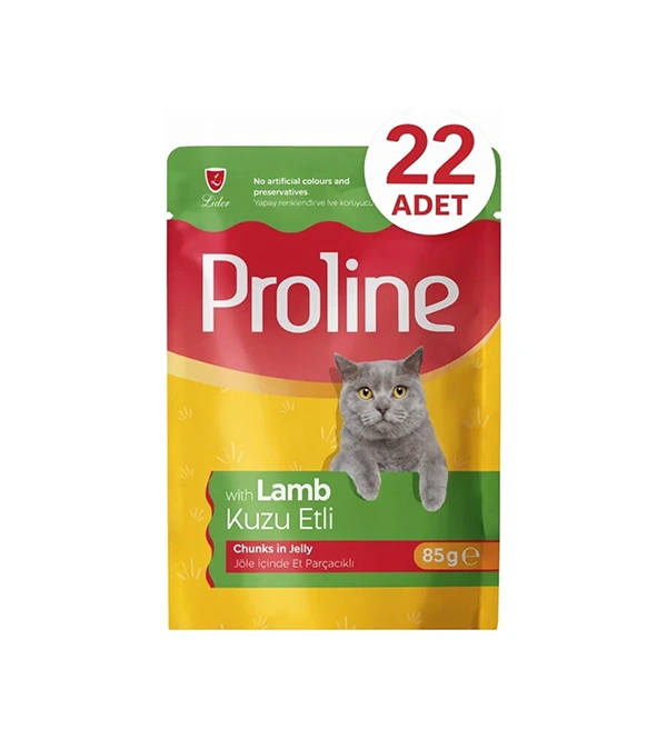Proline Kedi Pouch Mama Kuzu Etli 85 Gr