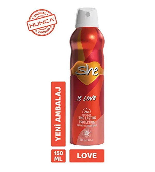 She Deodorant Kadın 150 Ml Love