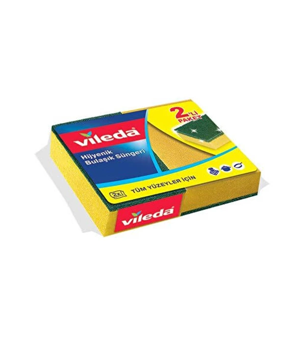 Vileda 2 Li Klasik Bulaşık Süngeri