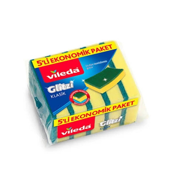 Vileda 5 Li Klasik Bulaşık Süngeri