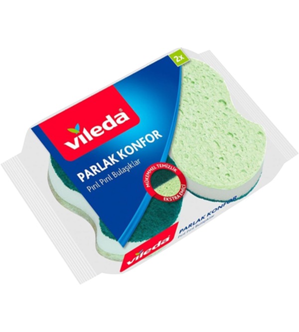 Vileda Parlak Konfor Sünger 2 Li