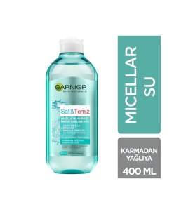 Garnier Makyaj Tem. Suyu 400 Ml Saf Ve Temiz Hassas Ciltler