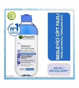 Garnier Makyaj Tem. Suyu 400 Ml Besleyici Çift Fazlı Mic.