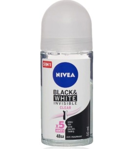 Nivea Roll-On Kadın B&W Clear