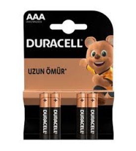 Duracell İnce Pil 4 Lü