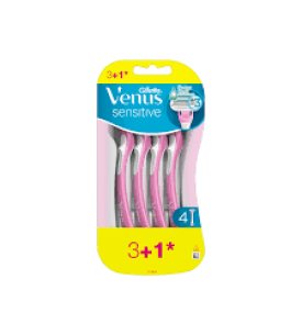 Gillette Venüs 3 Bıçaklı 4 Lü Makine Sensitive