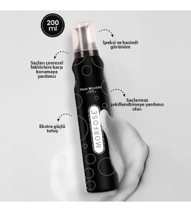 Morfose Saç Köpüğü 200 Ml Extra Strong Siyah