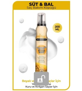 Morfose Saç Köpüğü 200 Ml Süt & Bal