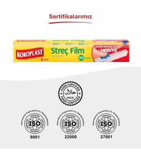 Koroplast Streç Film 100 Mt Kesme Bıçaklı