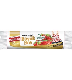 Koroplast Çöp Tor. Büzgülü Büyük Boy Çilek