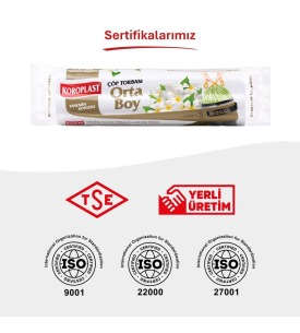 Koroplast Çöp Tor. Büzgülü Orta Boy Yasemin Kokusu