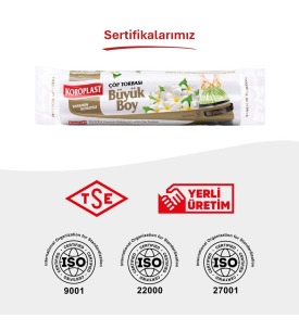 Koroplast Çöp Tor. Büzgülü Büyük Boy Yasemin Kok.