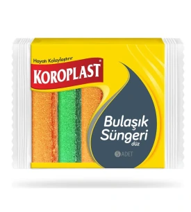 Koroplast Bulaşık Süngeri Klasik Düz 5 Li