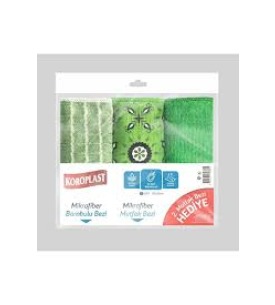 Koroplast Mikrofiber Tem. Bezi 3'Lü Eko Paket-3