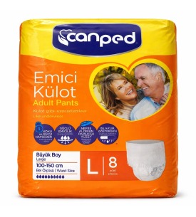 Canped Emici Külot 8 Adet L