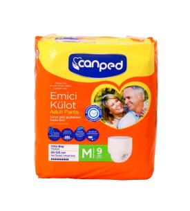 Canped Emici Külot 9 Adet M