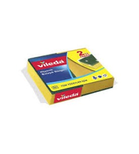 Vileda 2 Li Klasik Bulaşık Süngeri