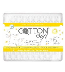 Cotton Soft Emniyetli Çocuk Kulak Pamuğu