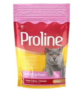 Proline Kedi Maması 400 Gr Renkli Taneli Tavuklu