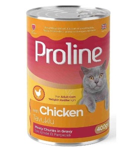 Proline Konserve Kedi Maması 400 Gr Tavuklu