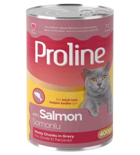 Proline Konserve Kedi Maması 400 Gr Somonlu