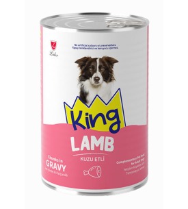 King Konserve Yetişkin Köpek Kuzu Etli 400 Gr