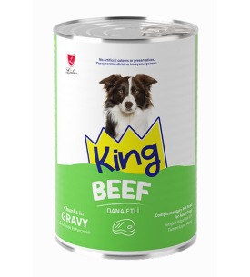 King Konserve Yetişkin Köpek Dana Etli 400 Gr