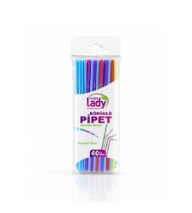 Miss Lady Körüklü Pipet 40 Lı