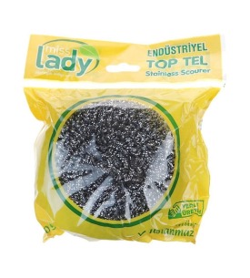 Miss Lady Çelik Ovma Teli Endüstriyel 60 Gr